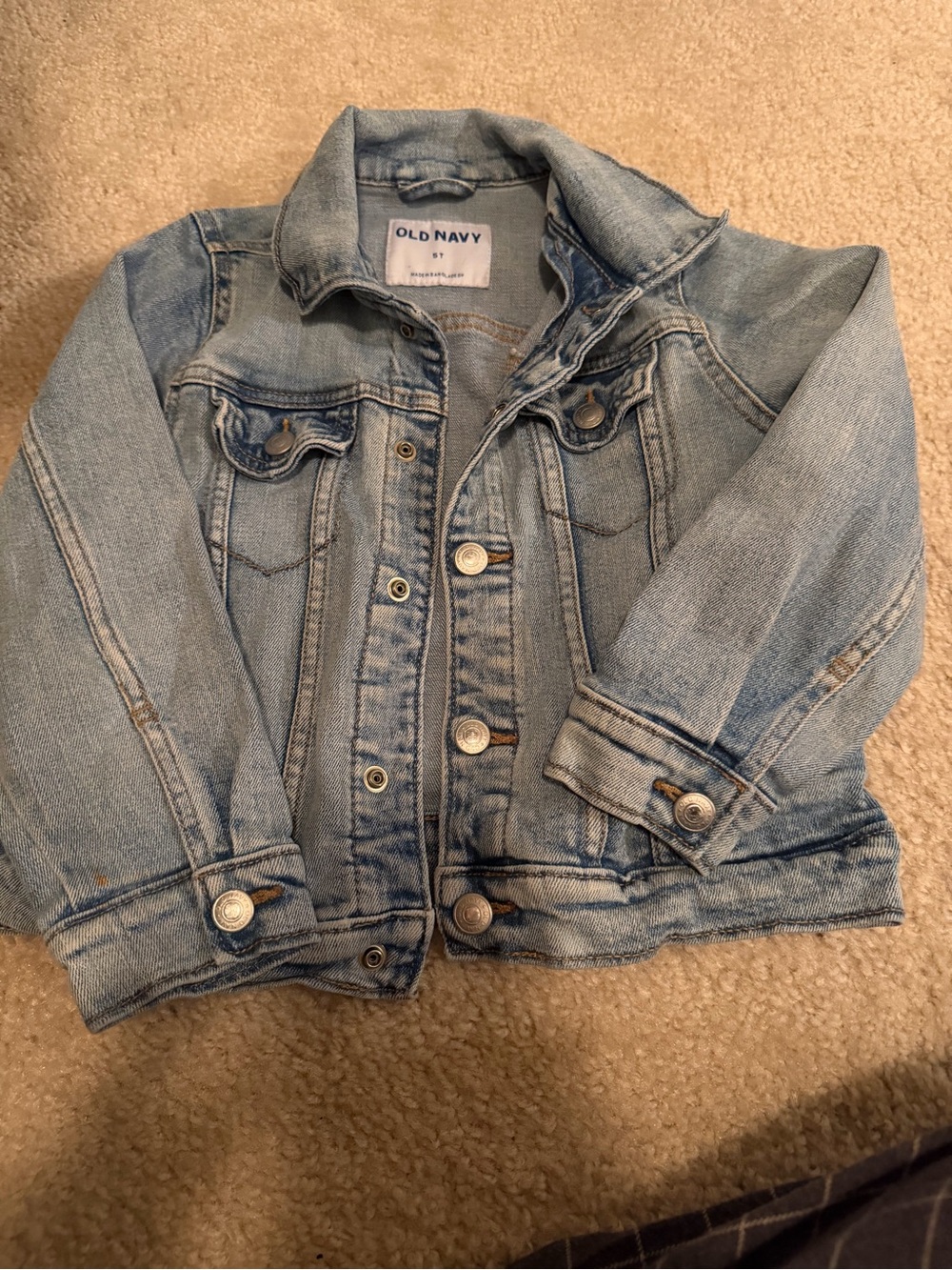 Old Navy Light Blue Denim Jean Jacket for Kids